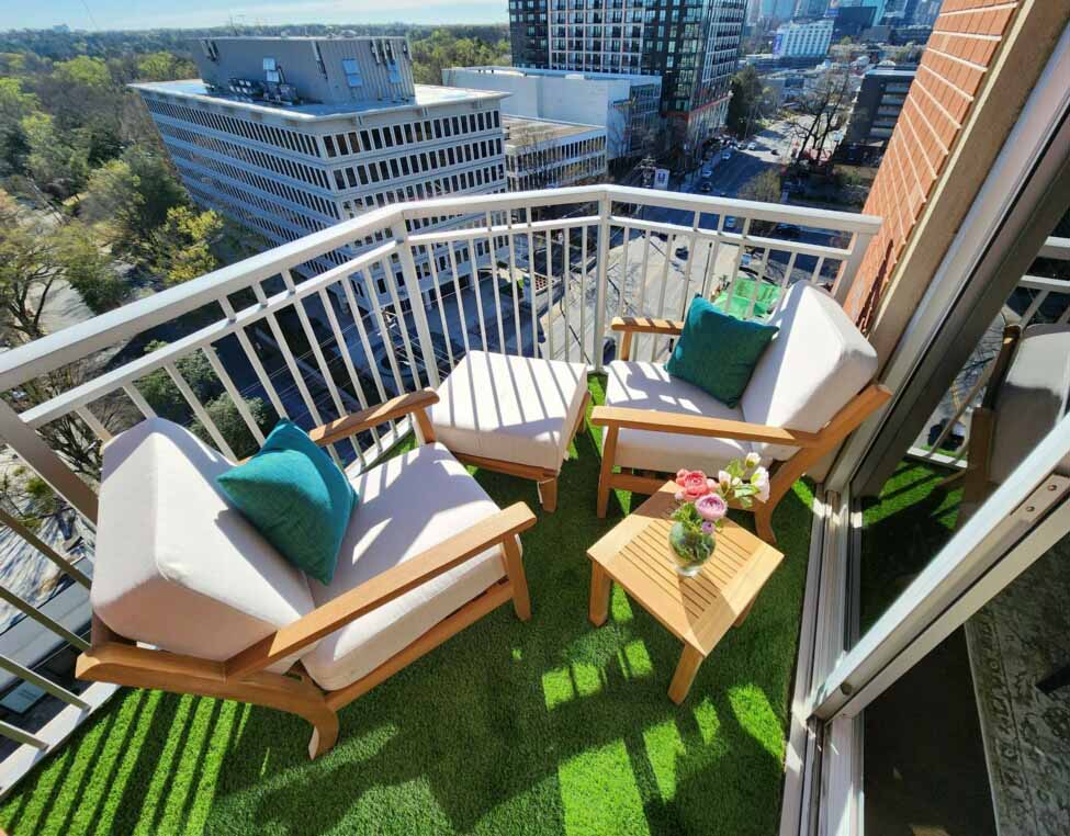 teak condo furniture