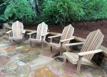 teak Adirondack chairs